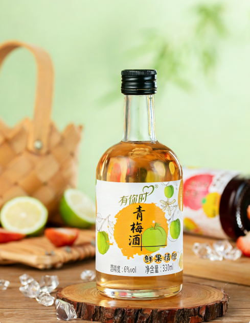 青梅酒：自然发酵・酸甜回甘！