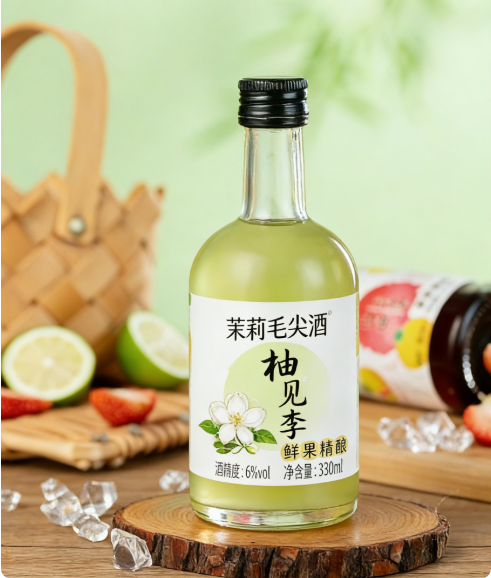 茉莉毛尖酒：茶酒融合・清雅回甘！