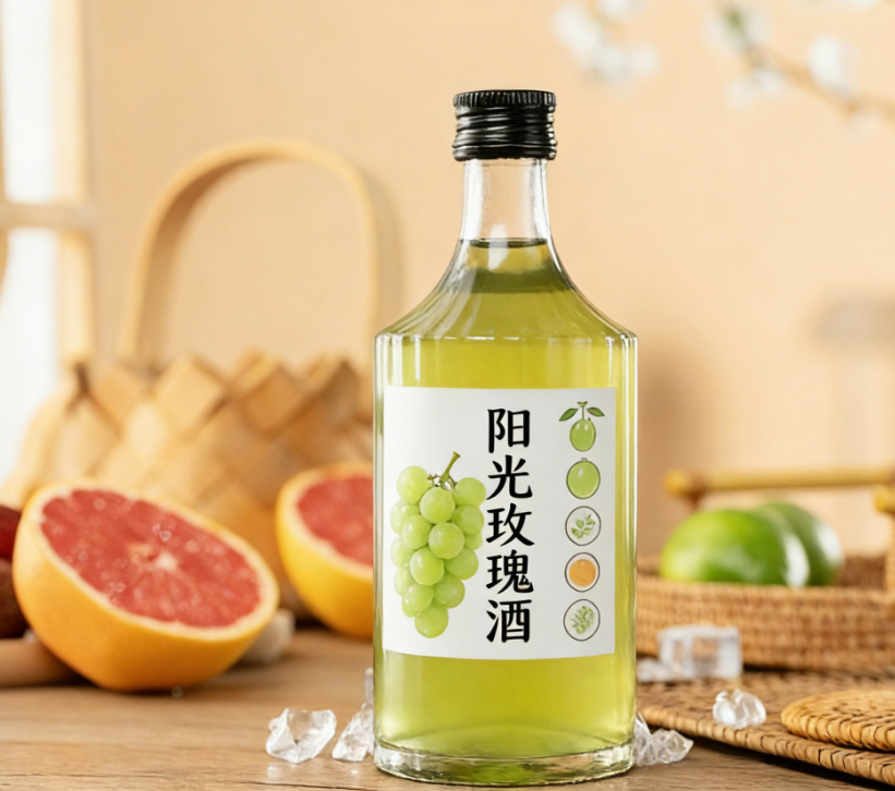 阳光玫瑰酒：爆汁清甜・低度微醺！