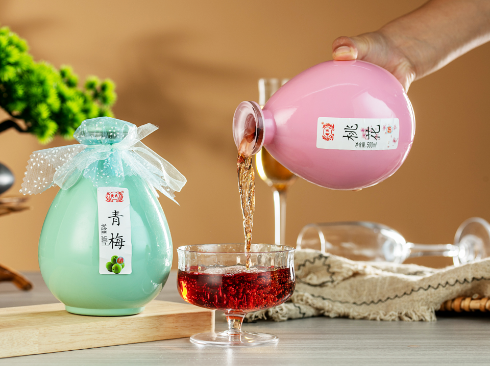 桃花酒・古法酿造・养颜活血・8 度微醺