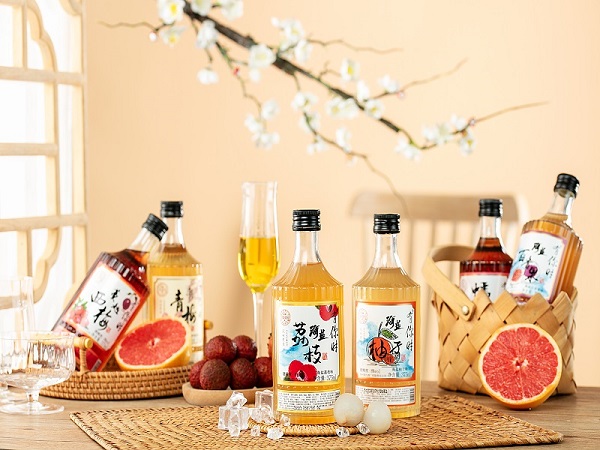 黄氏果酒-375ml白纹瓶花果酒_12度纯发酵_电商爆款